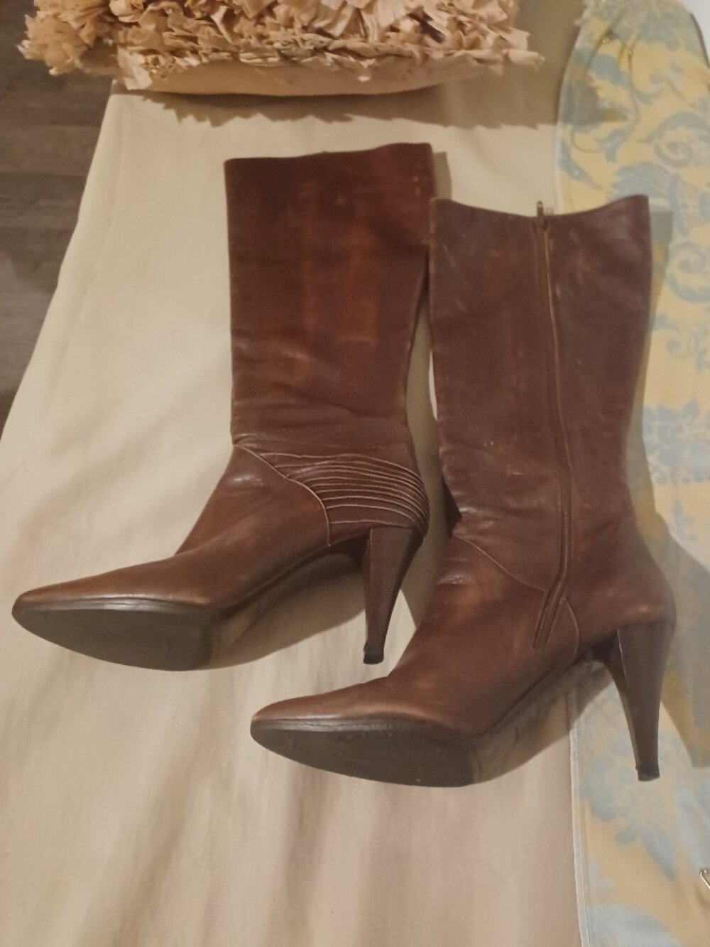 ***BLOW OUT SALE***Cole Haan Vintage Knee High Brown Boots  9 1/2